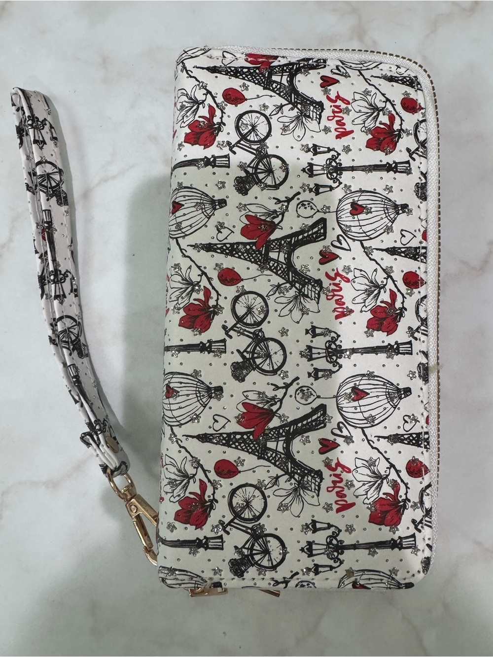 Paris Wristlet Wallet